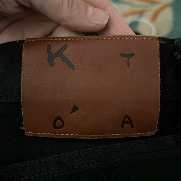 Hiroshi Kato Jean 30 X 30 Men’s Black Made in USA - Picture 5 of 9